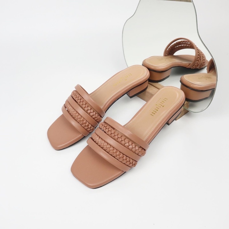 GLARISAMODA Retha Sandal Heels 3cm kepang