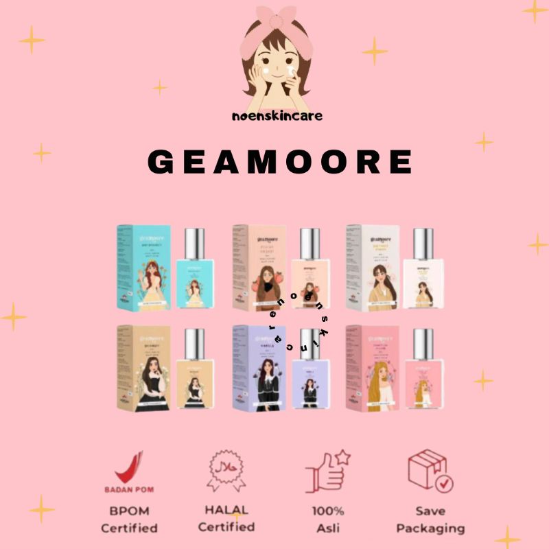 RESELLER RESMI!! PARFUM GEAMOORE 30ML(SPRAY) BPOM