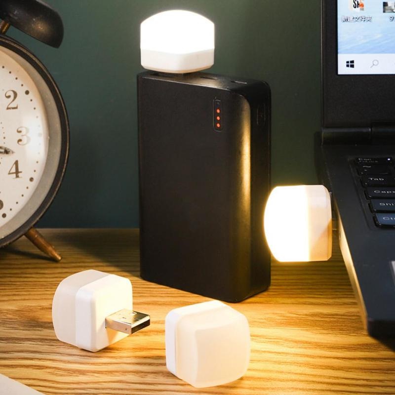 Lampu Baca LED Mini Portable 5V Super Terang Dengan Port USB Power