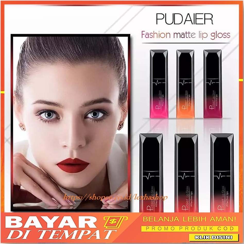 Kosmetik Bibir Pudaier Lipstick Cair Tahan Lama DJ P1200