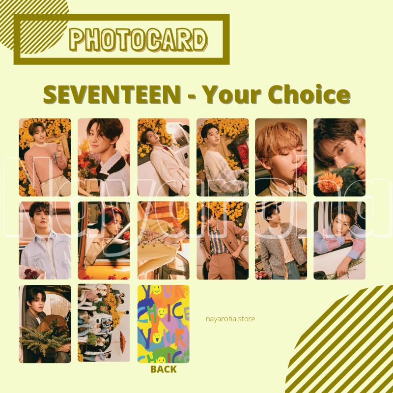 SEVENTEEN YOUR CHOICE PHOTOCARD