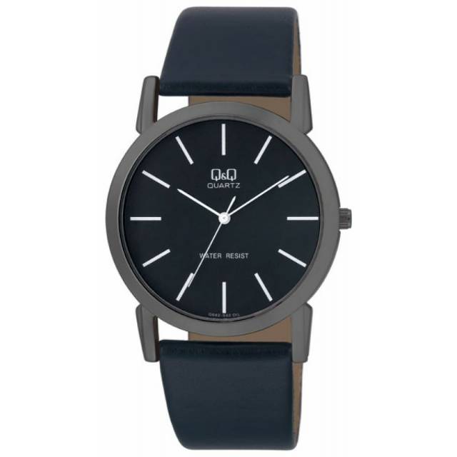 Jam Tangan Pria Original Jam Tangan QQ QnQ Q&Q Q66J502Y Kulit Original