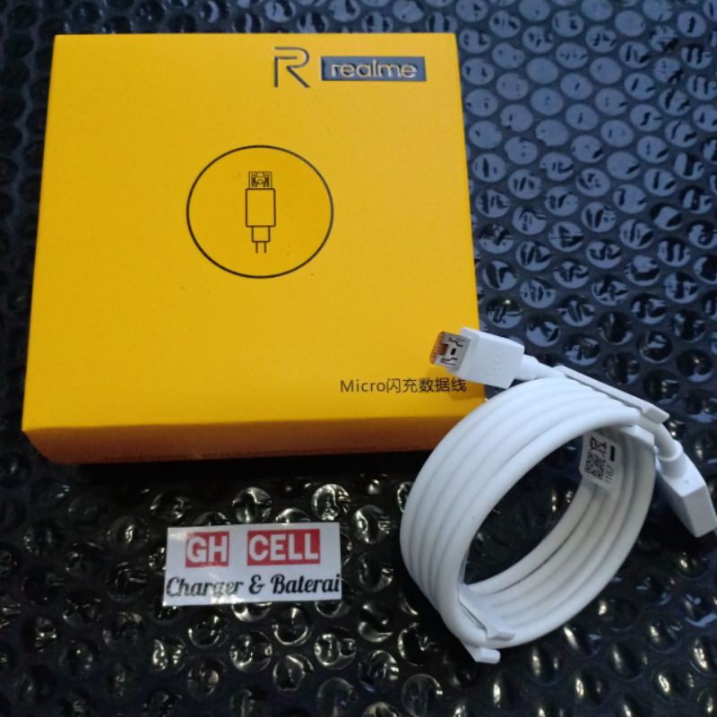 Kabel Data Realme 3 Pro VOOC Micro USB Original