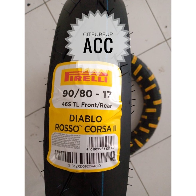 PIRELLI DIABLO ROSSO CORSA 2 90/80-17