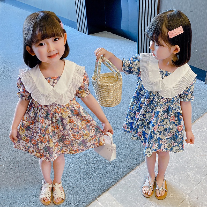 1 - 5 Tahun | Dress Suji - Gaun Anak Perempuan Baby Korea Style Blouse Casual Gaya korean Kiosbalitaaprillia