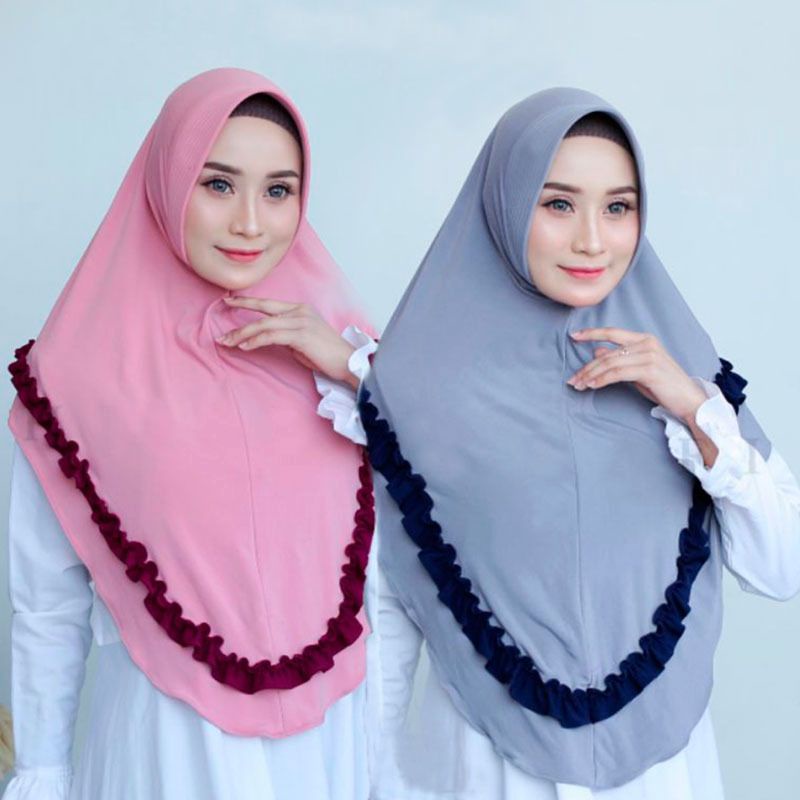 𝗦𝗛𝗘𝗟𝗢𝗩𝗘𝗦𝗛𝗢𝗣𝗣 - HIJAB BERGO PET GOTIK KOMBI IRISH PREMIUM ORIGINAL NSJ ADEL JILBAB KERUDUNG KHIMAR JE
