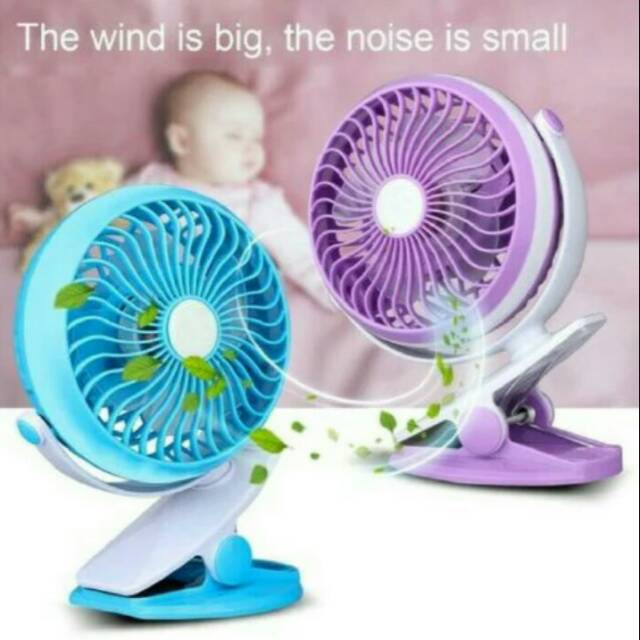 KIPAS ANGIN JEPIT MINI PORTABLE