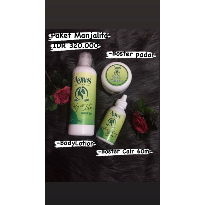 HB Farma AWS Paket Manjalita (Lotion+Boster padat+Boster cair)