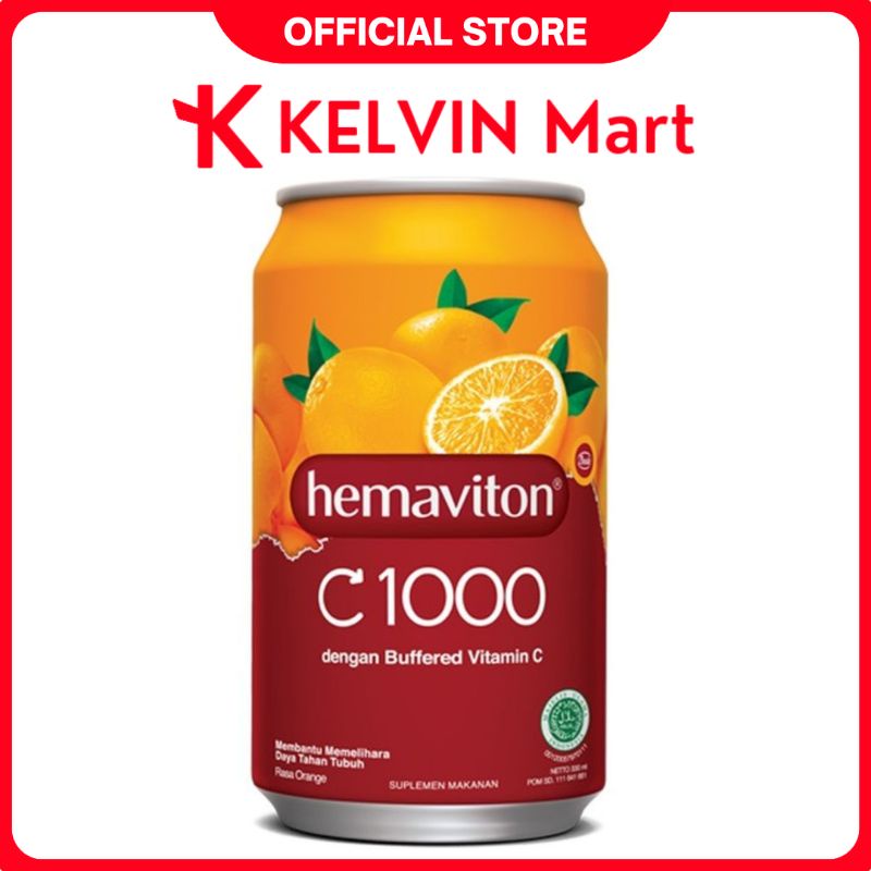 

Hemaviton Drink C1000 Rasa Orange Kaleng 330mL | KELVIN Mart