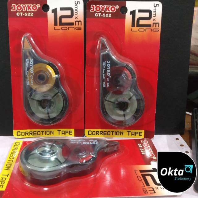 

Tipex Roll Joyko CT-522 ( Tip Ex Kertas ) GROSIR