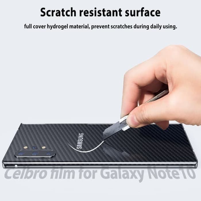 2in1 Tempered Glass Samsung A51 Skin Carbon Anti Gores 360 Belakang Back Screen Stiker-2