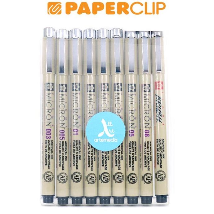 

BALLPOINT SAKURA PIGMA MICRON SET 9 XSDK-9