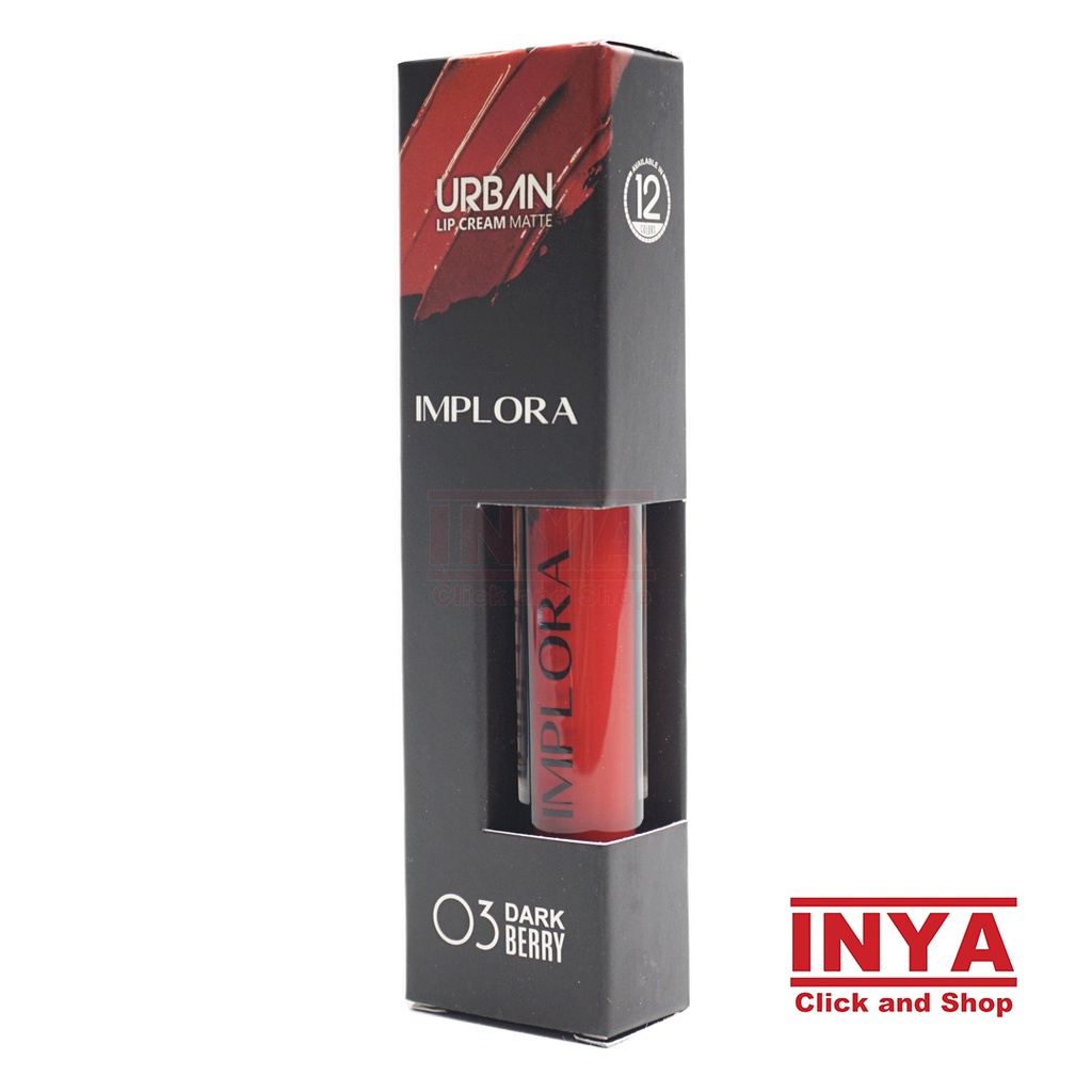 IMPLORA URBAN LIP CREAM MATTE 03 DARK BERRY 2.9gr