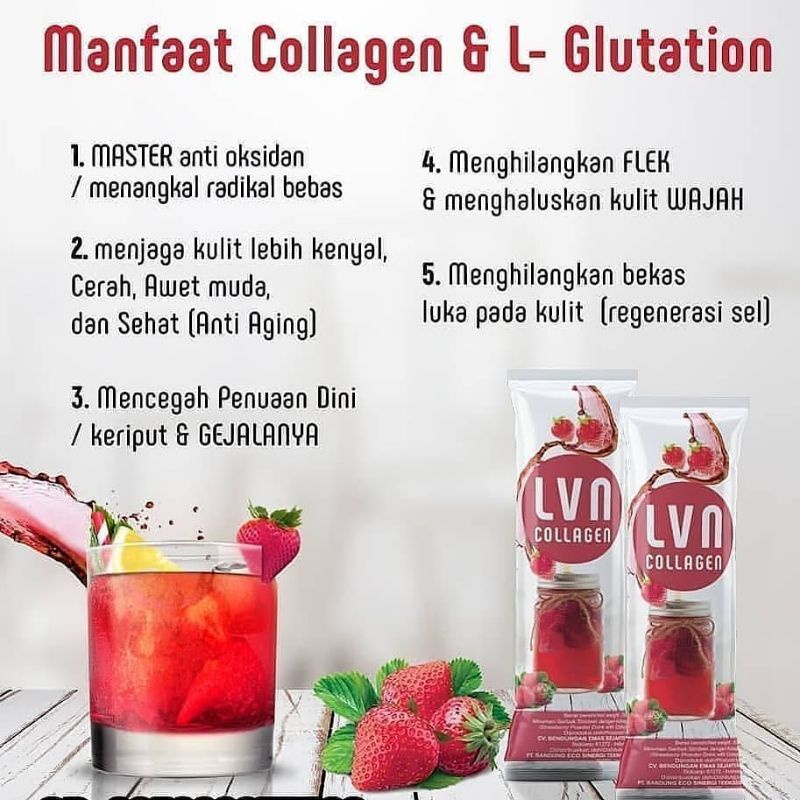 lvn collagen /lvn stroberry