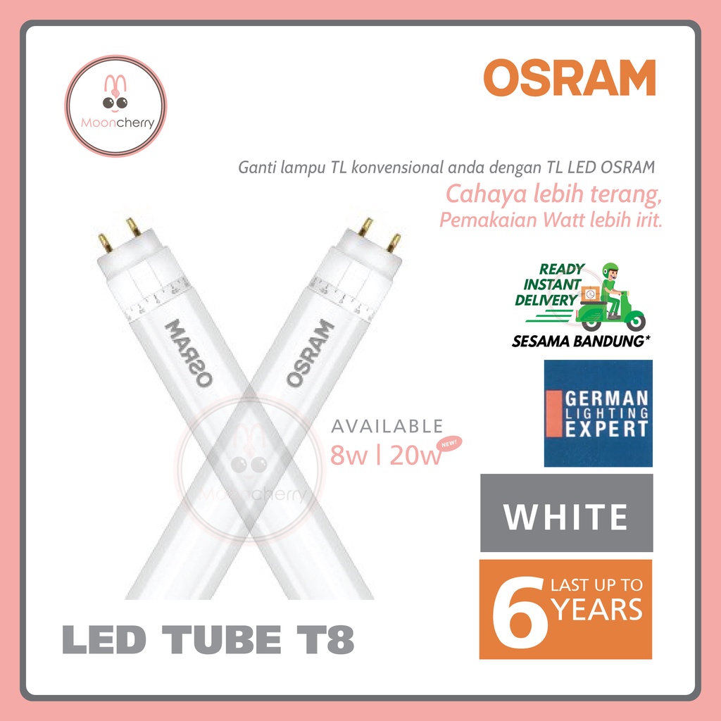 LAMPU TL TUBE T8 LED OSRAM 8W / 16W [ BANDUNG READY GOSEND* ]