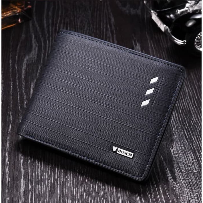 Dompet Pria Branded Bogesi, Short Style, Elegan, Simple, BG027