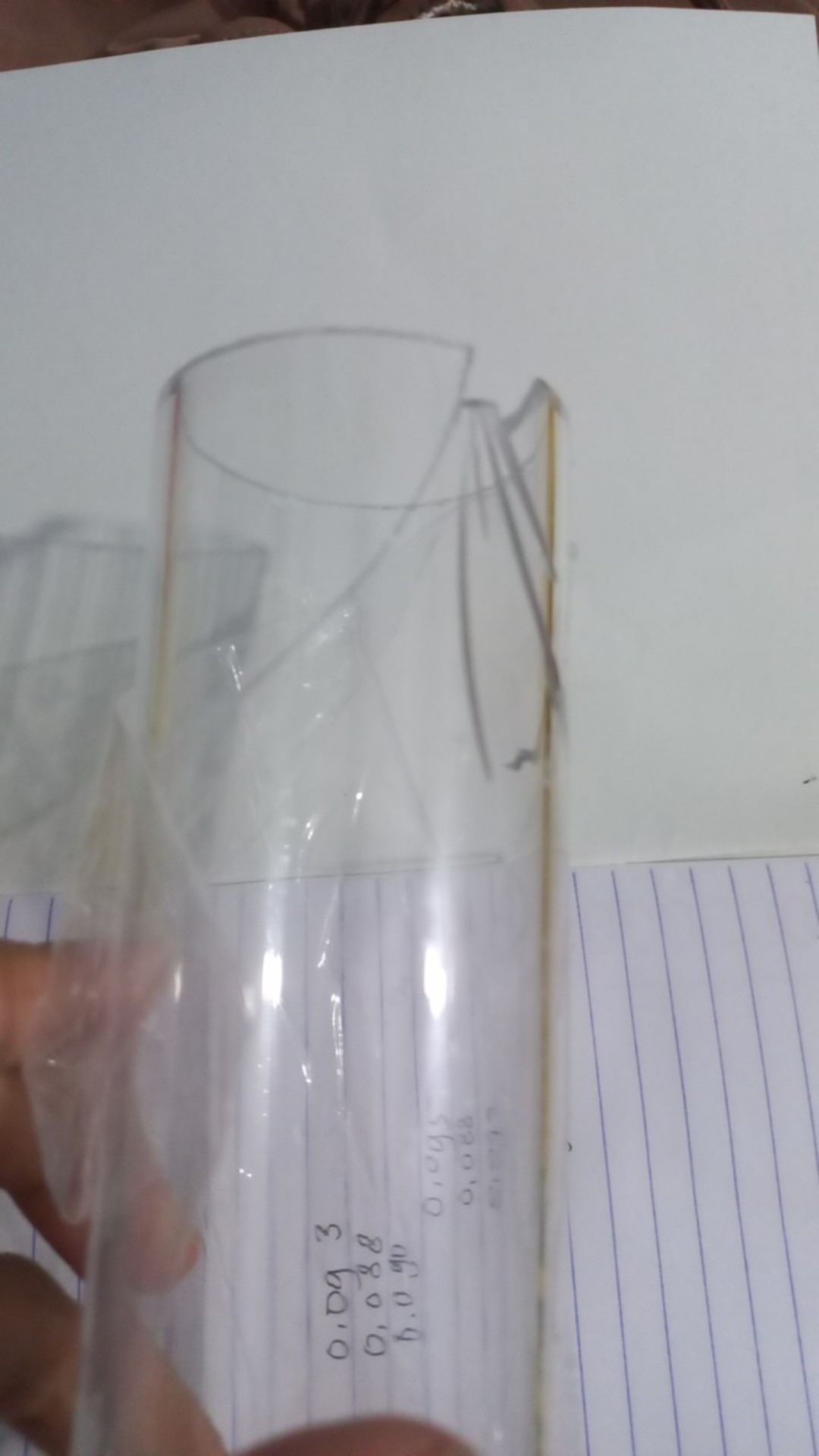 1pc Pipa Tabung Transparan Bahan Akrilik Ukuran 50 / 60 / 70 / 75 / 90mm 48 ~ 50cm