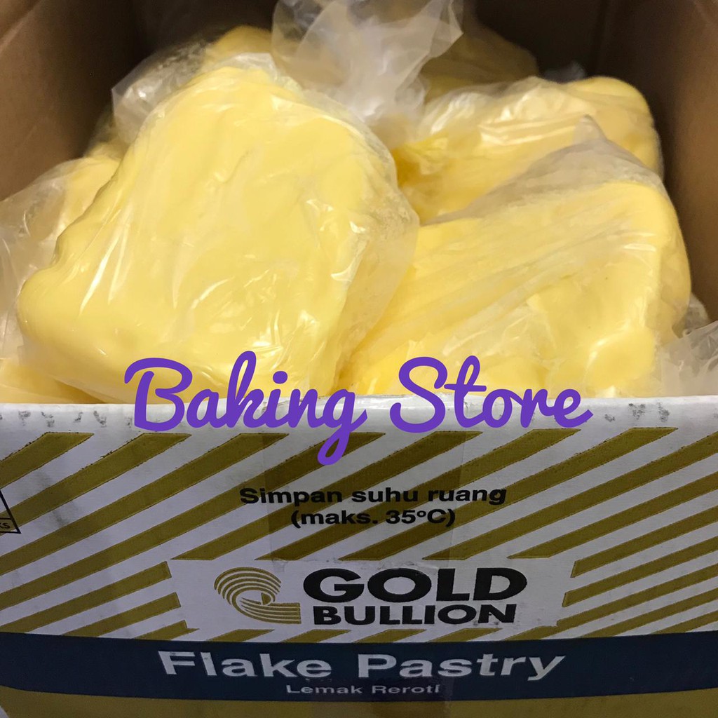 Puff Pastry Gold Bullion/ Korsvet  / Flake Pastry  500gr