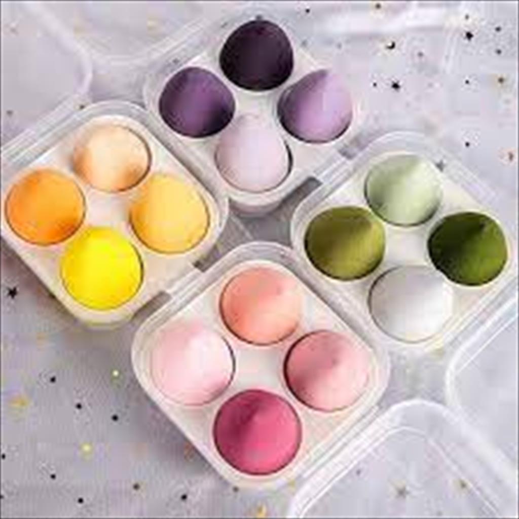 SPONGE BEAUTY BLENDER ISI 4   FREE BOX SPONS MAKE UP