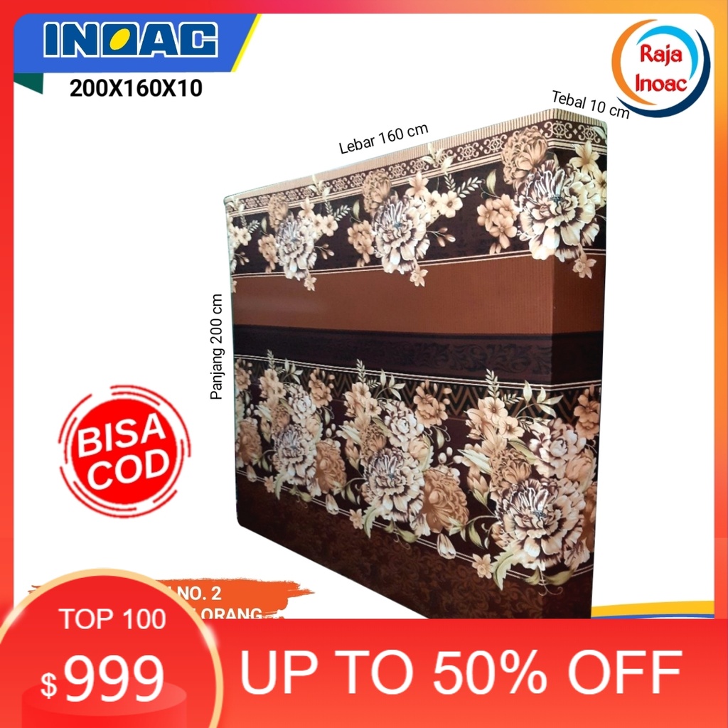 [200x160x10] Kasur Busa Inoac Ukuran No 2 Tebal 10 cm / Kasur Busa Inoac Asli