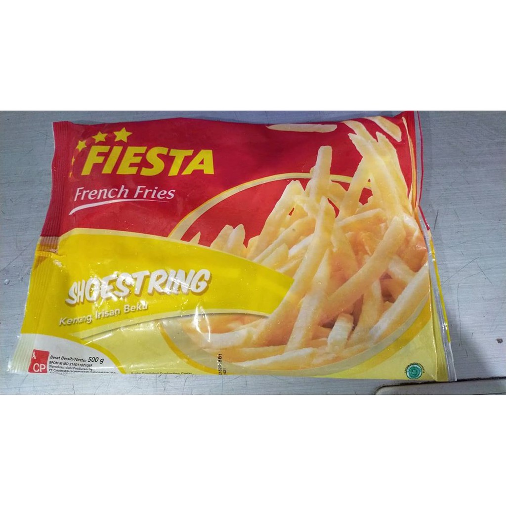 

French Fries Fiesta 500gram Kentang Goreng Frozen Murah Surabaya