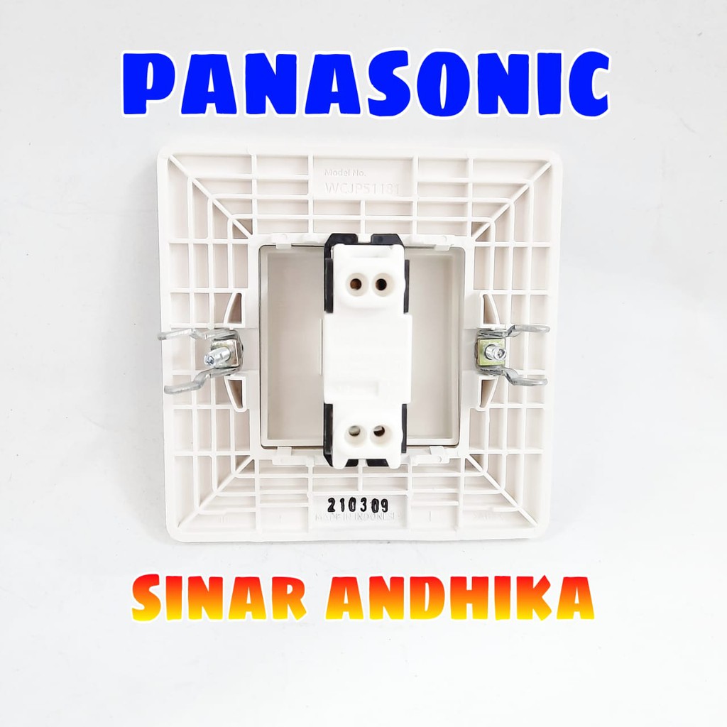 SAKLAR ENGKEL LEBAR FLASIMO PUTIH PANASONIC WCJP 51181