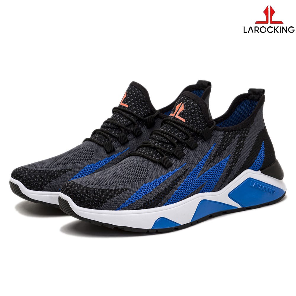 Larocking - Nexus Biru Abu | Sepatu Sneakers Running Gym Shoes Sports