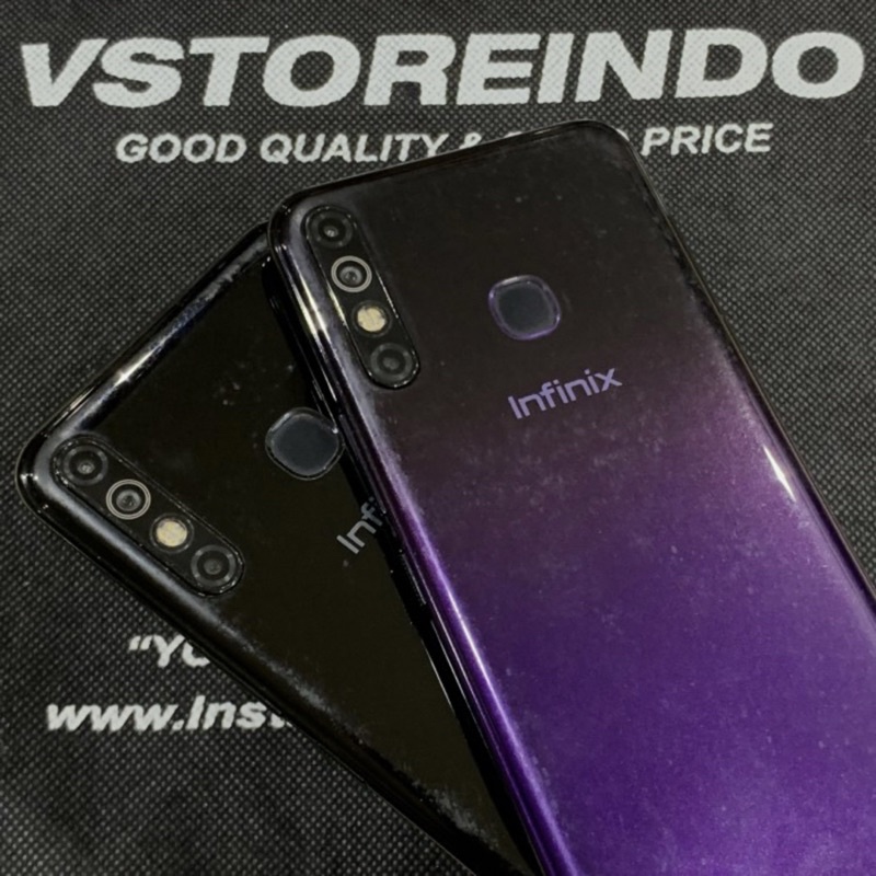 Infinix Hot 8 4/64 / 3/32 GB Ex Infinix Resmi Indonesia Second Bekas Original Ex Pemakaian Good Cond