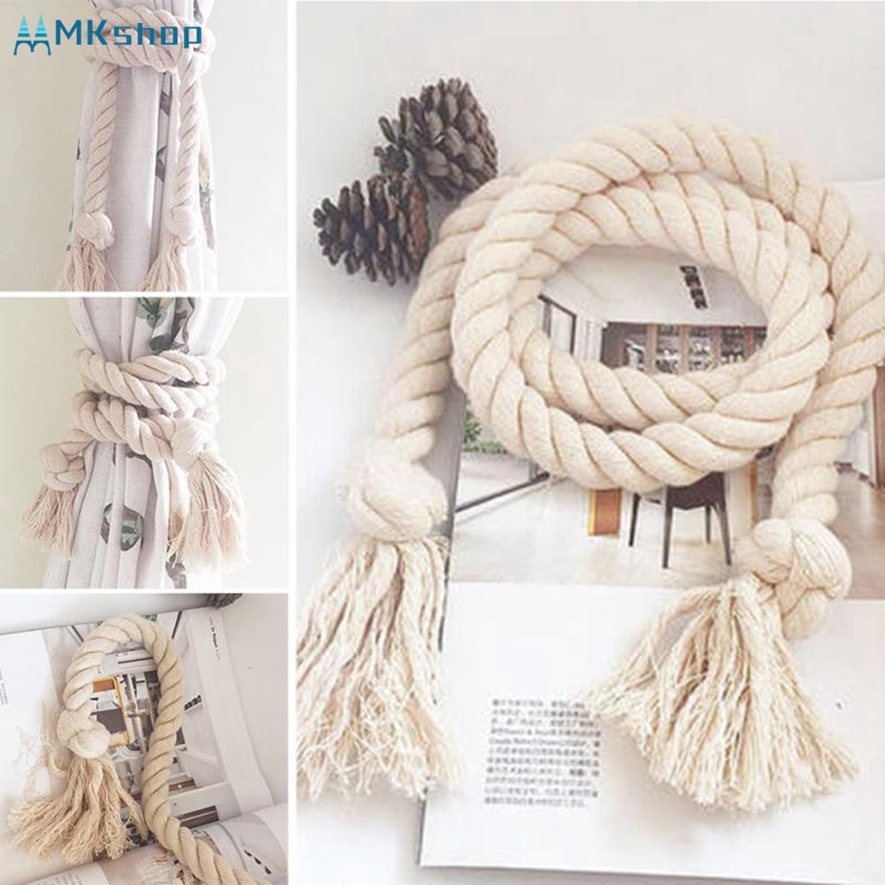 Thick Twine Curtain Tying Rope Handmade Curtains Tie Cotton Thread