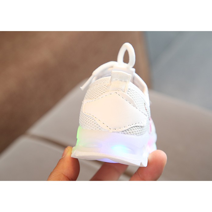 SEPATU LED MOTIF BUNGA CUTE ANAK / SEPATU LED ANAK / SEPATU ANAK GIRL HZK17