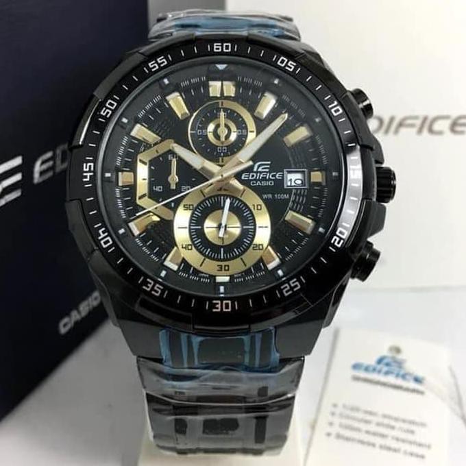 Casio Edifice Efr539 Gold Dial 45mm Garansi 1th
