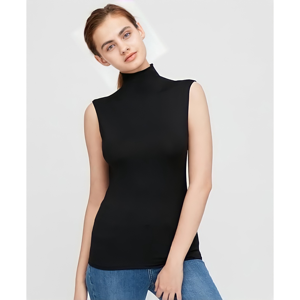 Baju Manset Kaos Inner Lekbong Buntung Tanpa Lengan Wanita Bahan Spandek Rayon Premium Murah
