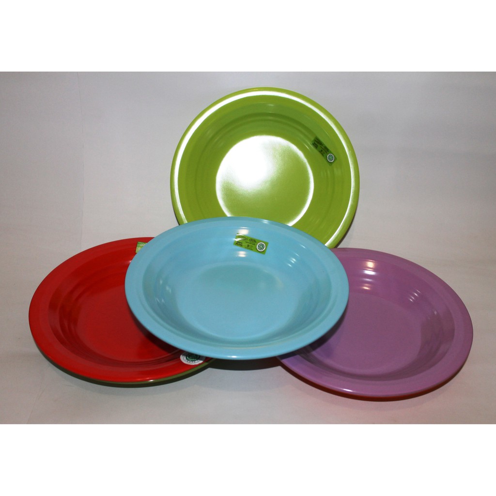 Piring Melamin Golden Flying Fish P1001