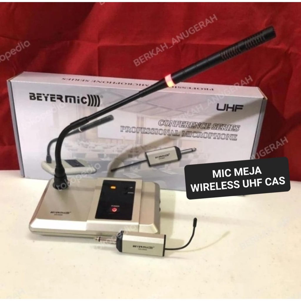 G603 BEYERMIC  MIC MEJA WIRELESS UHF CAS CONDENSOR SINGLE WIRELES MIC METING PIDATO CERAMAH DLL VOCAL PROFESIONAL PRO SOUND BEST SISTEM AUDIO PENGERAS SUARA HIFI SENSITIF JERNIH DAN LEMBUT HARGA TERJANGKAU  DAN BERKHUALITAS TAHAN 4 -8 JAM