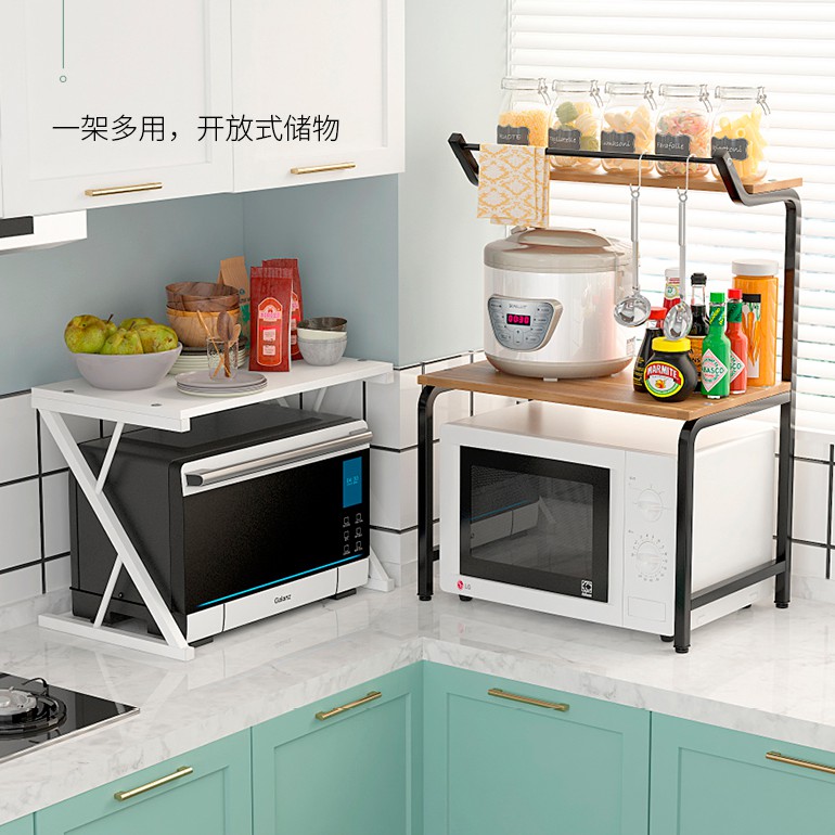  F 2 3 MEJA  DAPUR  MINIMALIS  KAYU  RAK OVEN MICROWAVE 