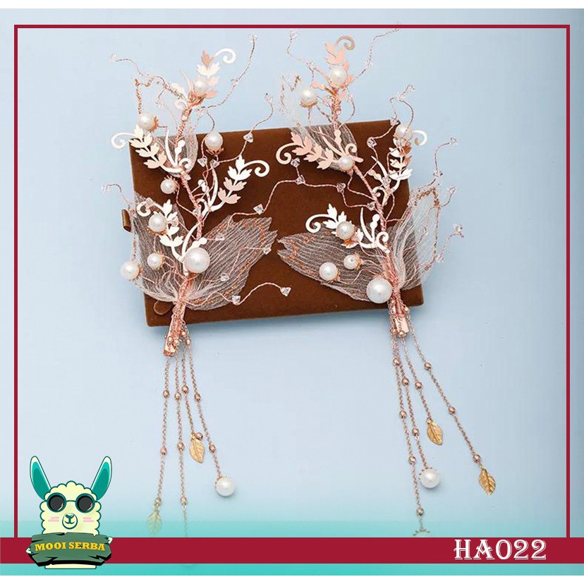 Bride Wedding Hair Accessories / Hairpiece / Earpiece - HA022