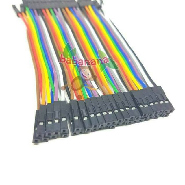 40pcs Kabel Jumper Dupont Breadboard Arduino 2.54mm male female 10cm