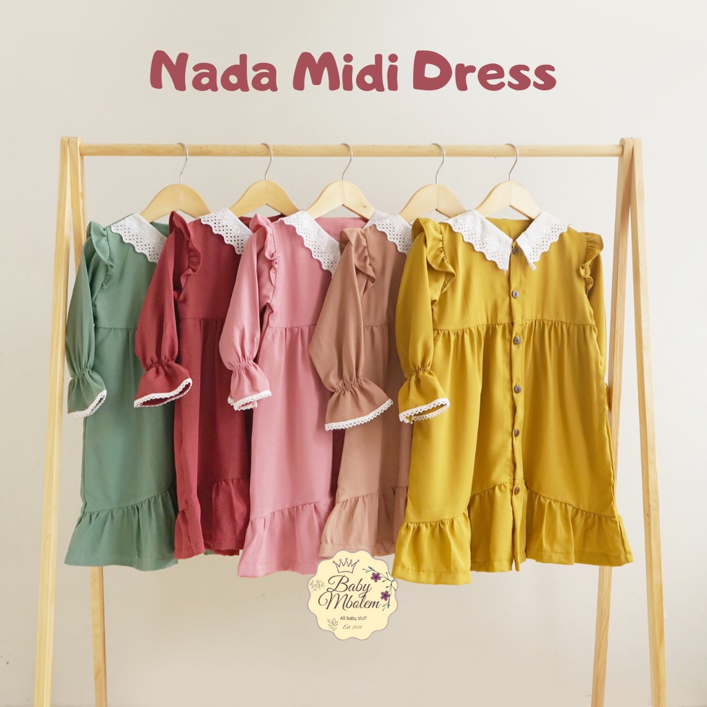 Nada Midi Dress - Dress Anak