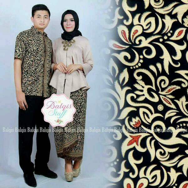 Kebaya Setelan Couple Kutu Baru Floy (Milo)