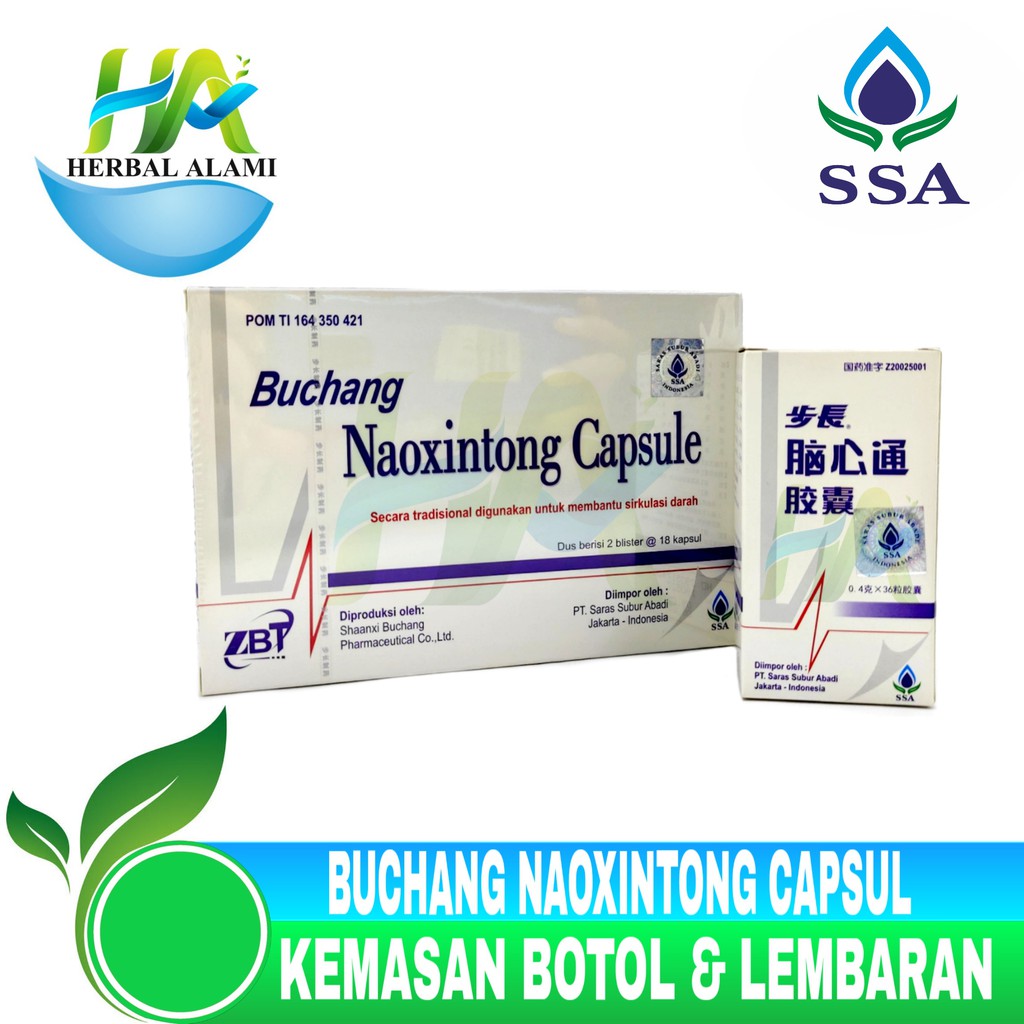 Buchang Naoxintong Capsule - Obat Stroke / Struk