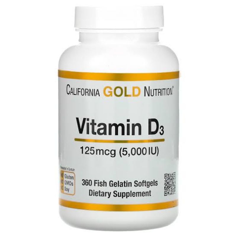 California Gold Nutrition Vitamin D3 5000iu