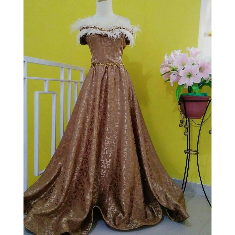 RNDGaun penyanyi bulu/gaun singer jaguard/baju pesta