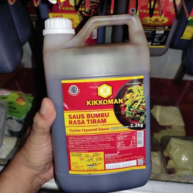 

{{{{}}] KIKKOMAN OYSTER FLAVORED SAUCE 2,2 KG SAUS BUMBU RASA TIRAM JERIGEN