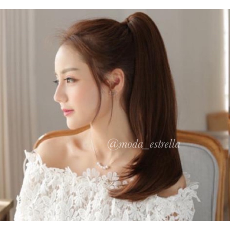 PONYTAIL JEPIT GELOMBANG PANJANG / PONYTAIL JEPIT LURUS WAVE NATURAL/ PONYTAIL JEPIT GELOMBANG WAVY HAIR / FAKEHAIR HAIRCLIP / PONYTAIL JEPITAN EKOR KUDA / JEPITAN RAMBUT PALSU / TIE PONYTAIL TALI / PONYTAIL JEPIT CURLY GELOMBANG HAIR