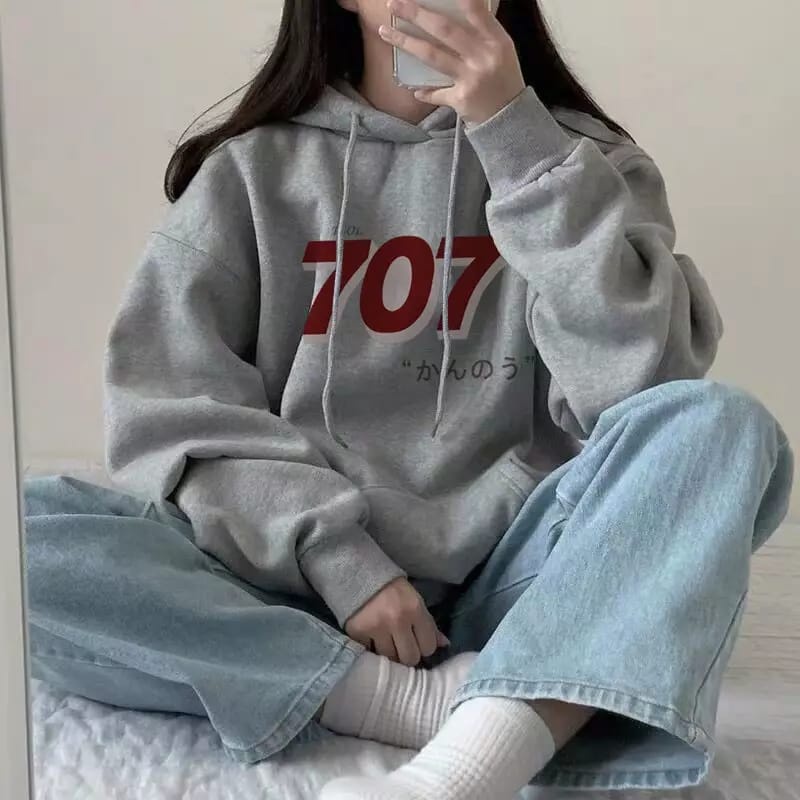 707 KOREAN HOODIE UNISEX TEBAL KEKINIAN TERBARU''