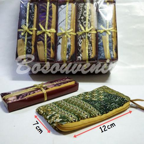 Souvenir Dompet Seleting Batik Kemasan Box