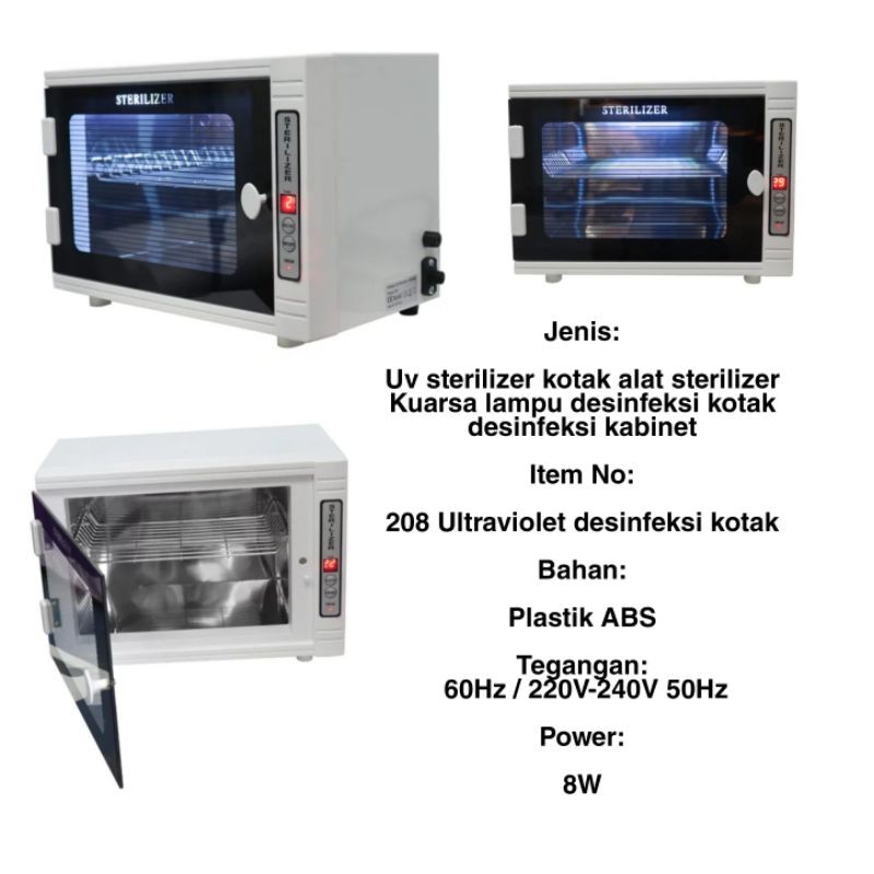 uv sterilizer box alat steril alat salon medicure alat rumah tangga mainan dll