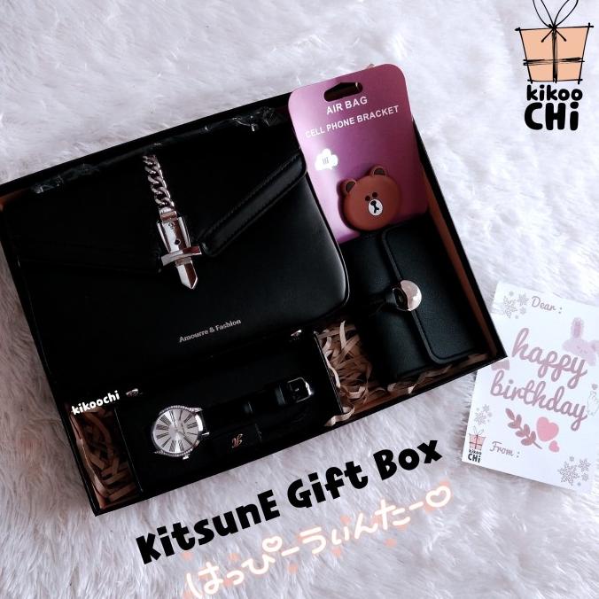 

KIKOOCHI KITSUNE GIFT BOX - HADIAH KADO ULANG TAHUN WANITA ISTRI PACAR SD456SD5