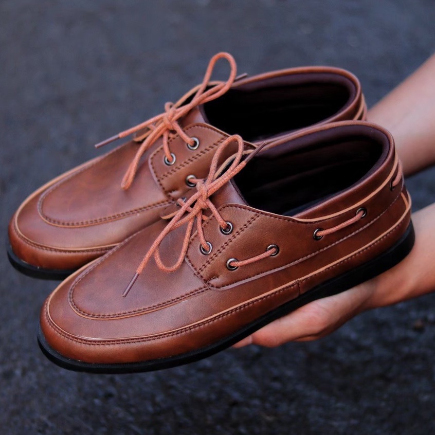 ENOZ VITO Sepatu PAntofel pria formal Casual Kerja kulit Shinthetic Original handmade kualitas distro terbaru keren modis elegant cowo