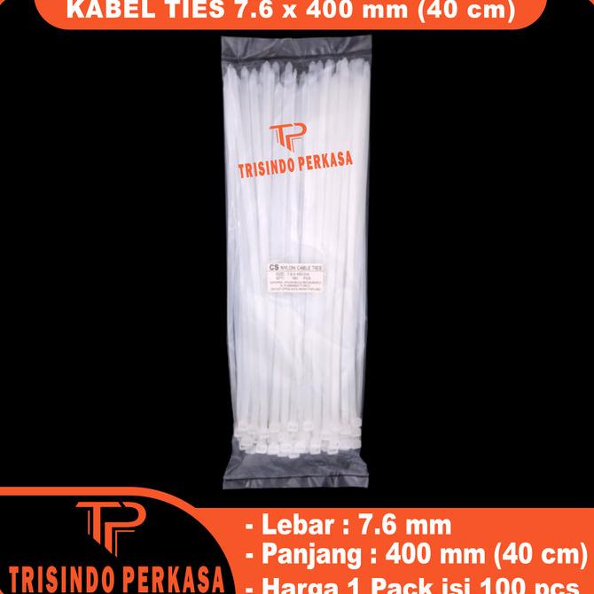 

Office & Stationery | Document Organizer | Kabel Ties Cable Tie 7.6 X 400Mm (40Cm) | Best Seller